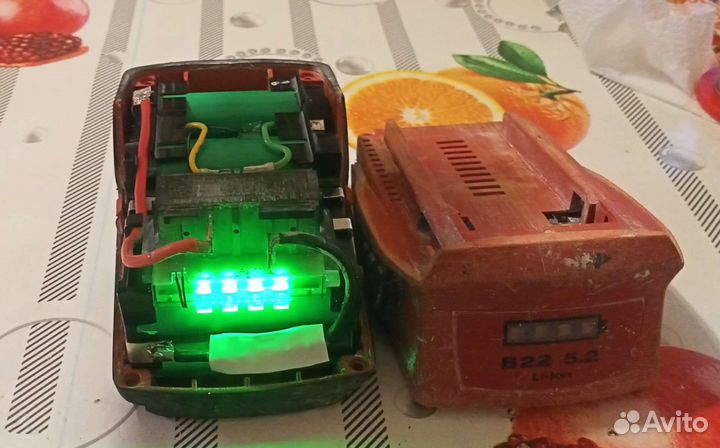 Переделка-ремонт аккумуляторов шуруповёртов