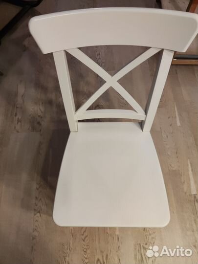 Стул IKEA ingolf 13742 white (белого цвета)