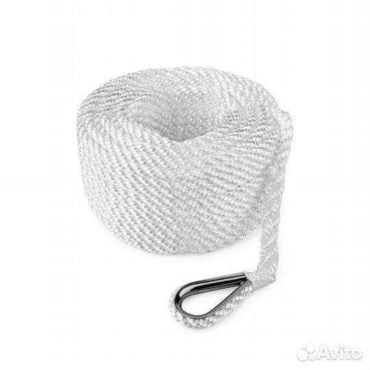 Трос (конец) якорный Skipper трёхпрядный, 10мм