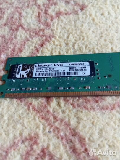 DDR2, 1Gb, 800MHz, timings 6-6-6-18