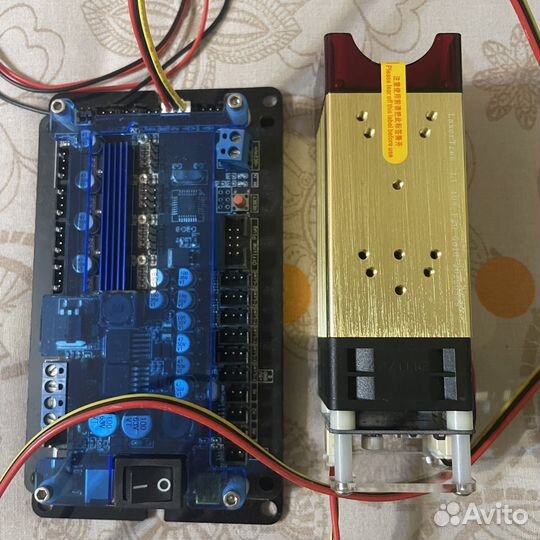 3D принтер Anycubic i3 mega S, лазер 40w, запчасти