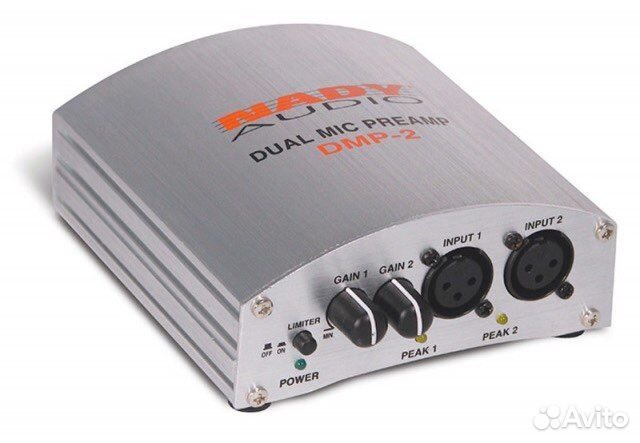Микрофонный преамп Nady Dual mic DMP-2