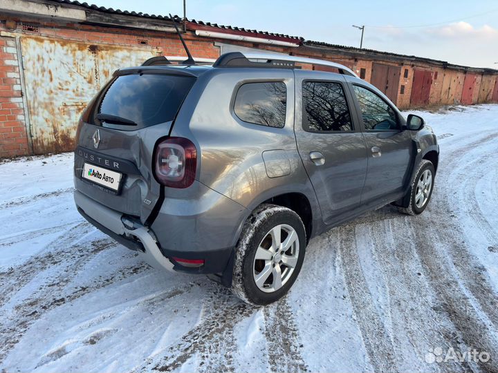 Renault Duster 1.5 МТ, 2021, битый, 72 000 км