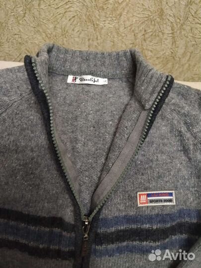 Кофта детская на молнии 128