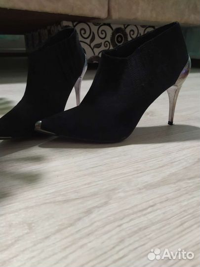 Ботильоны женские 38 размер замша