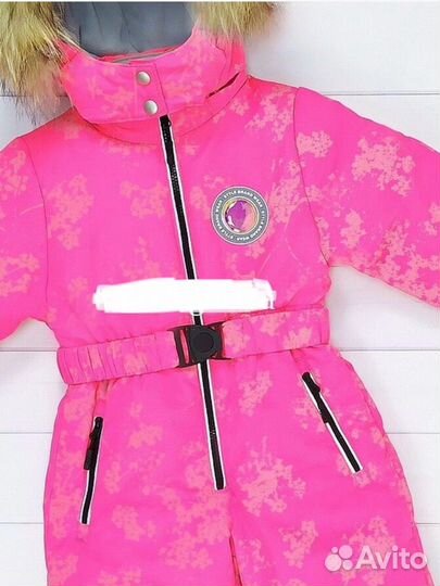 Зимний комбинезон для девочки бу 116