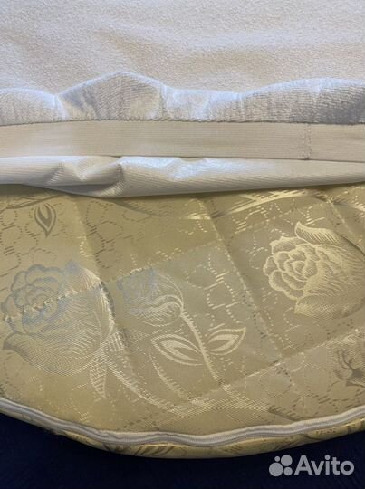 Матрас BoomBaby Круглый Холо кокос 8 75х75х8 см