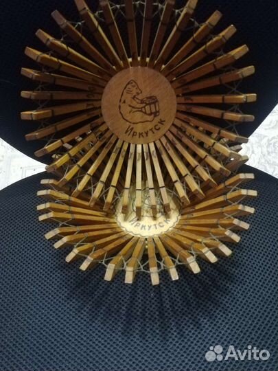 Конфетница из дерева СССР