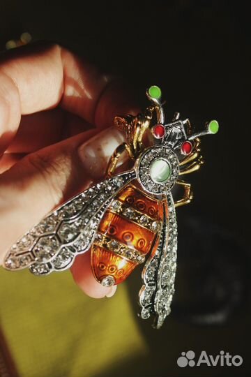 Брошь Насекомое винтаж