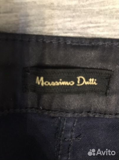 Брюки кожаные Massimo Dutti 44