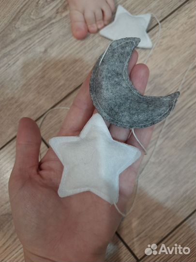 Гирлянда с фетровыми фигурами