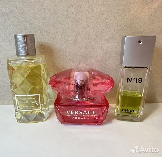 Парфюм Versace Bright Crystal Absolu, chanel 19