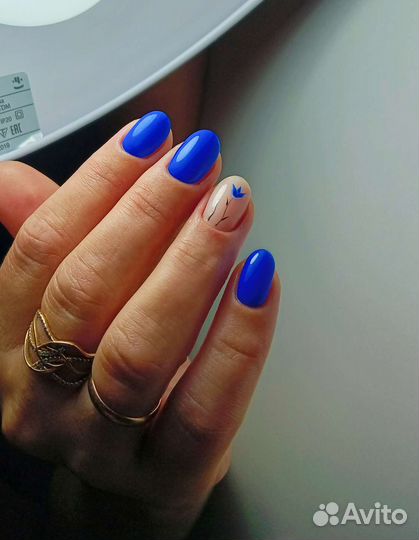 Маникюр на дому, гель лак