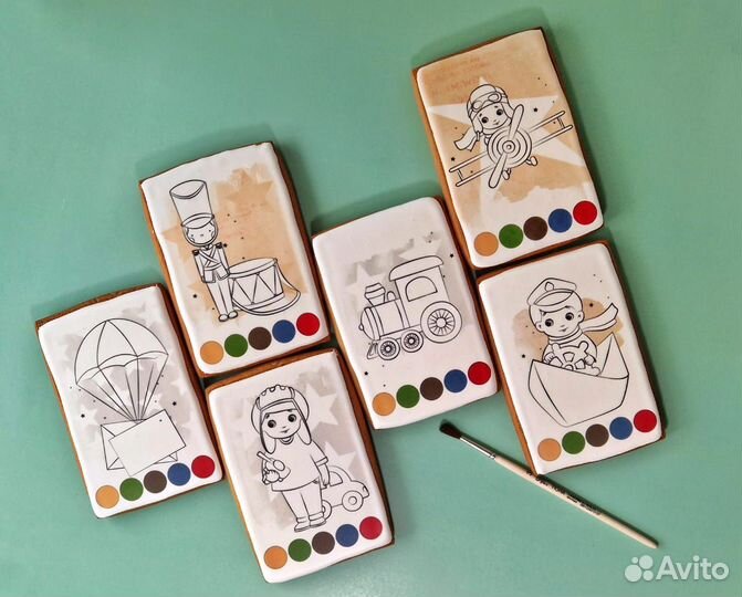 Пряник раскраска