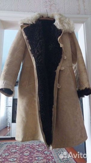 Тулуп из овчины армейский