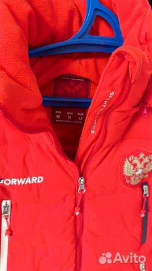 Пуховик зимний 48