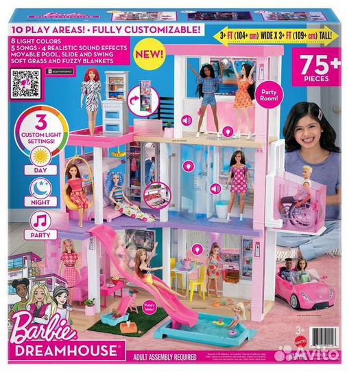 Большой Дом Мечты Barbie, музыкальный+свет