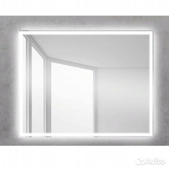 Зеркало BelBagno 100 spc-grt-1000-600-led-btn Хром