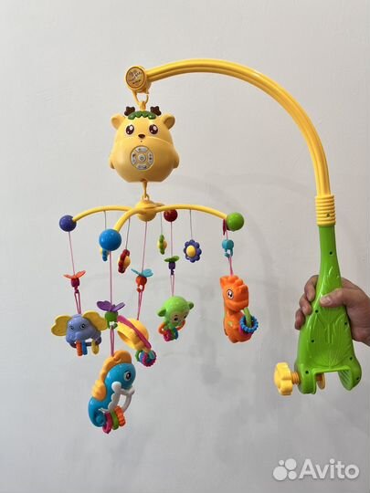 Мобиль музыкальный с проектором и ночником