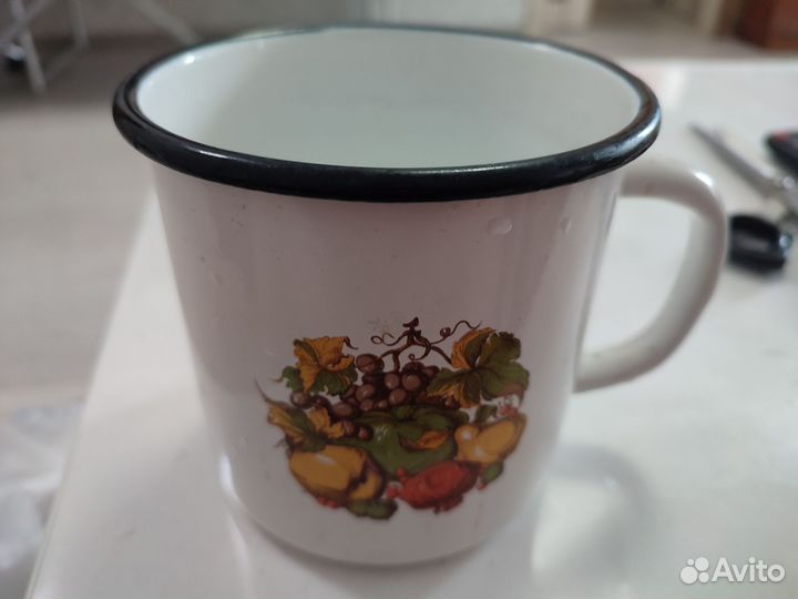 Кружка эмалированная 1 литр