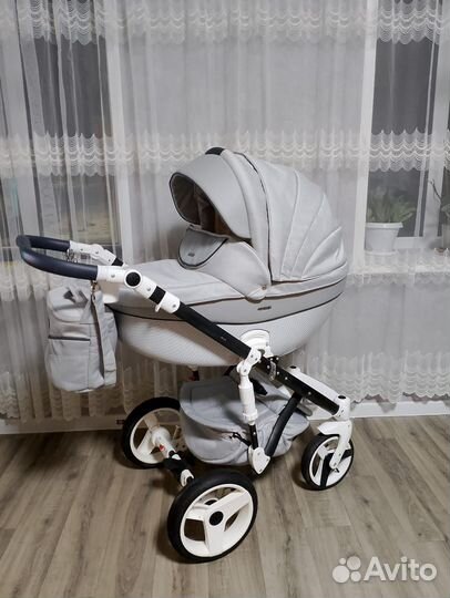 Коляска 2 в 1 Adamex monte carbone