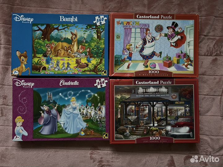 Пазлы Educa, Clementoni, Ravensburger и др