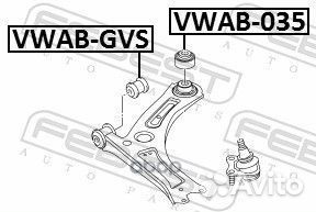 Сайлентблок задний переднего рычага vwab035 Febest