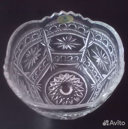 Хрустальная конфетница СССР