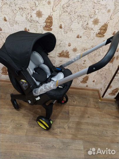 Коляска автолюлька новая Foo foo (black)