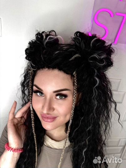 Афрокудри,боксерские косы, афрохвост