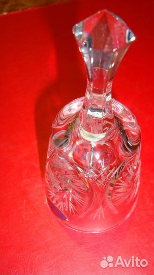 Вызывной колокольчик из богемского хрусталя