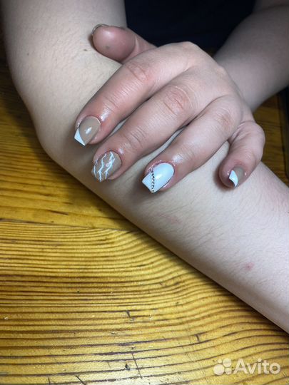 Наращивание, гель лак