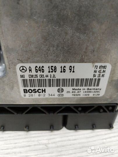 Блок управления двигателем Mercedes C-Class W203