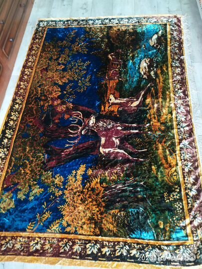 Ковер СССР плюшевый на стену