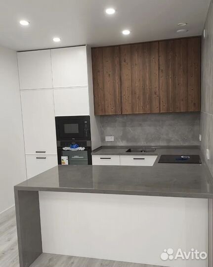 Кухня новая по индивидуальному проекту