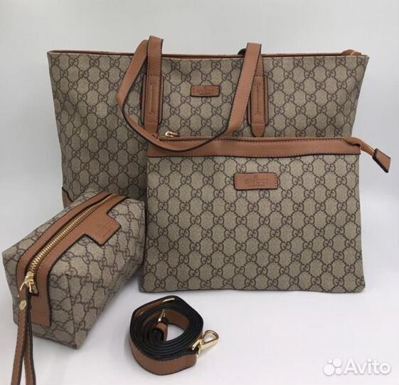 Женская сумка Gucci 3в1