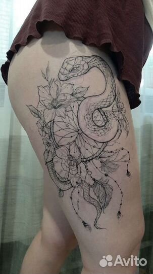 Татуировка временная и мехенди - роспись тела хной