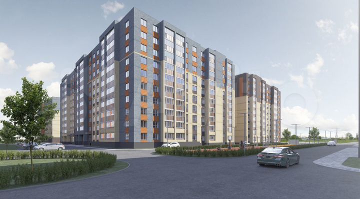 2-к. квартира, 51,5 м², 10/10 эт.