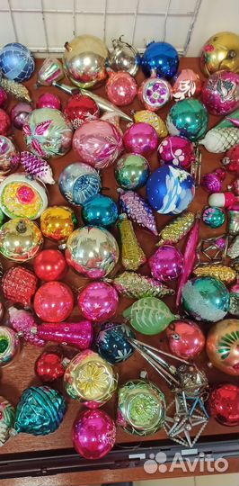 Ёлочные игрушки стекло