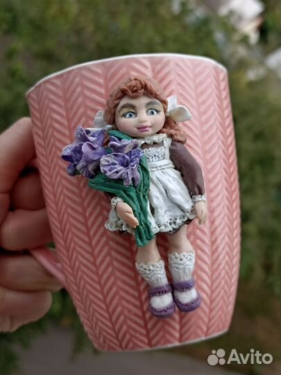 Кружка с декором /Школьница