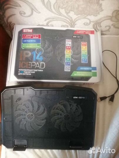 Подставка для ноутбука охлаждающая STM IP 14