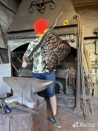 Кованный щит Сувенир. Ручная работа