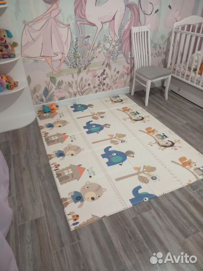 Складной детский коврик