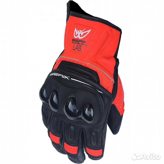 Мотоперчатки Moto Leather Berik 2.0 185305 TX-2 Black Red