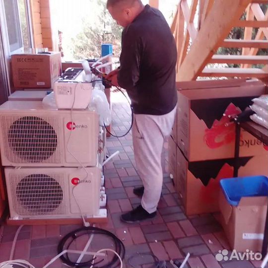 Обслуживание, монтаж, закладка трасс, ремонт сплит