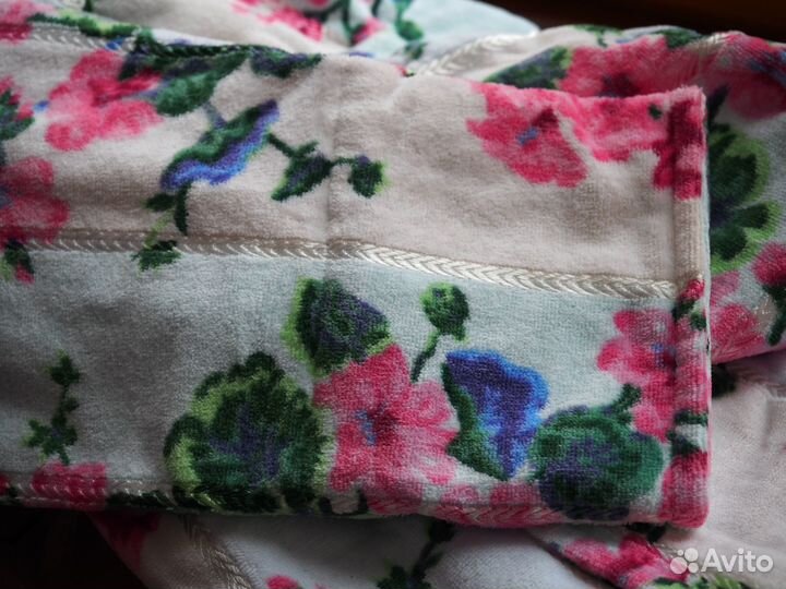 Халат махровый с капюшоном женский хлопок Турция