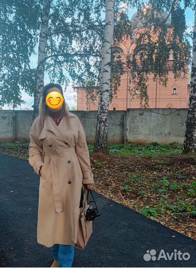 Плащ тренч befree оверсайз