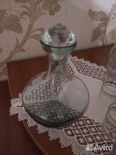 Графины, кувшины, стопки, стаканы СССР