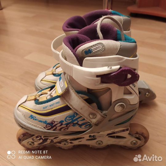 Роликовые коньки детские раздвижные