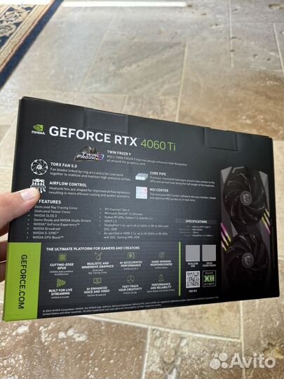 Видеокарта 4060ти лот для доставки